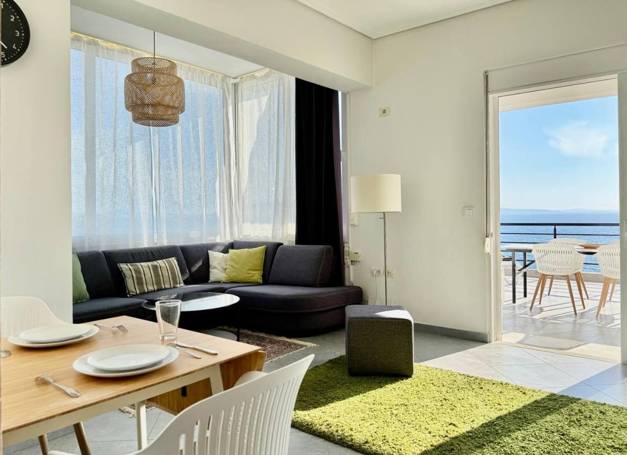 Viola Sea View Penthouse Apartment ซารานเดอ ภายนอก รูปภาพ