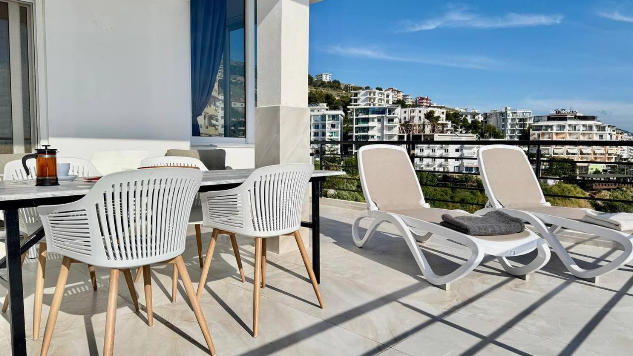 Viola Sea View Penthouse Apartment ซารานเดอ ภายนอก รูปภาพ